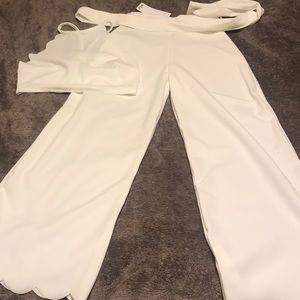 Boohoo 2- Piece white